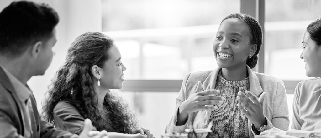 diverse group of people discussing professional material, motivations of BiRD Bipolar